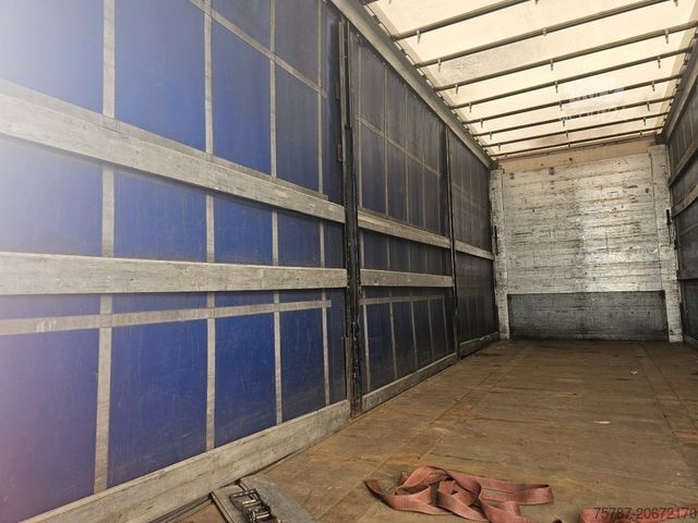 Öppen släpvagn med presenning ACKERMANN-FRUEHAUF Tandem Gardine, Edscha,Hubdach