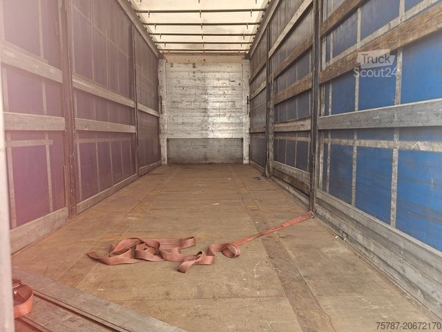 Öppen släpvagn med presenning ACKERMANN-FRUEHAUF Tandem Gardine, Edscha,Hubdach