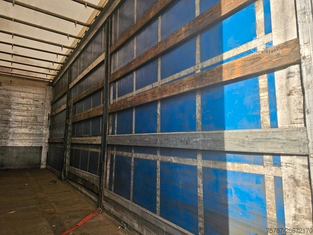 Öppen släpvagn med presenning ACKERMANN-FRUEHAUF Tandem Gardine, Edscha,Hubdach