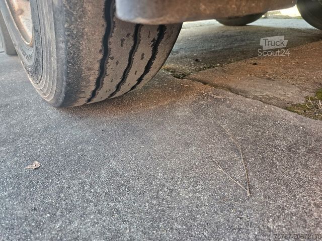 Öppen släpvagn med presenning ACKERMANN-FRUEHAUF Tandem Gardine, Edscha,Hubdach