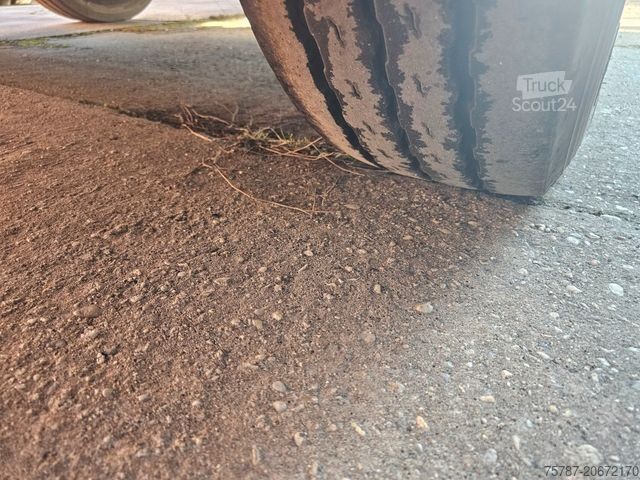 Öppen släpvagn med presenning ACKERMANN-FRUEHAUF Tandem Gardine, Edscha,Hubdach