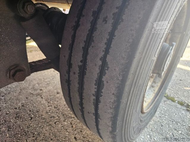 Öppen släpvagn med presenning ACKERMANN-FRUEHAUF Tandem Gardine, Edscha,Hubdach