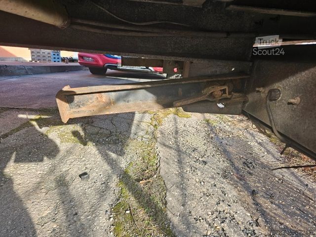 Öppen släpvagn med presenning ACKERMANN-FRUEHAUF Tandem Gardine, Edscha,Hubdach