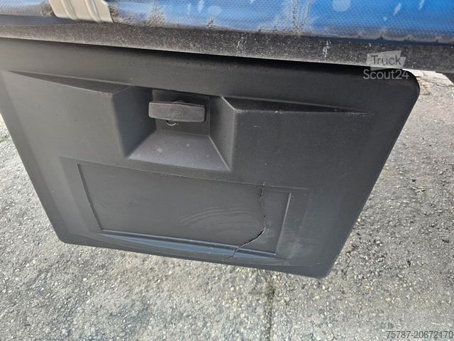 Öppen släpvagn med presenning ACKERMANN-FRUEHAUF Tandem Gardine, Edscha,Hubdach