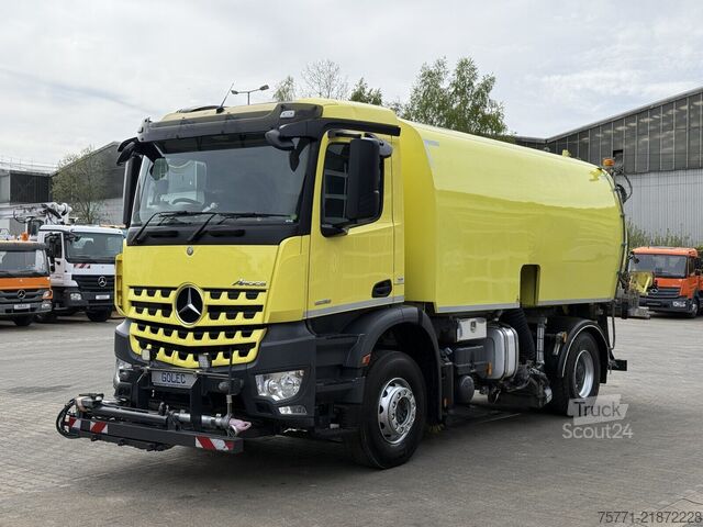 Zamiatarka Mercedes-Benz AROCS 1836 4x2 EURO6 zamiatarka KEHRMASCHINE NO...
