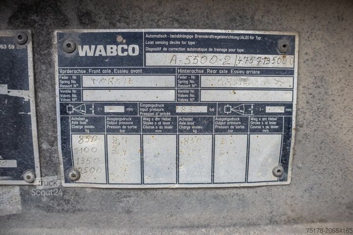 Chargeur bas TACK AANHANGWAGEN - 5500 KG