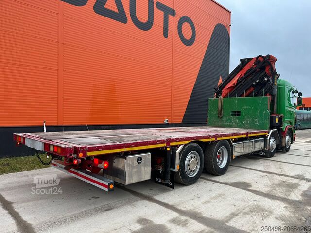 Atvērtā virsbūve Scania R 480 8x2*6 PK 65002 + JIB / PLATFORM L=7518 mm