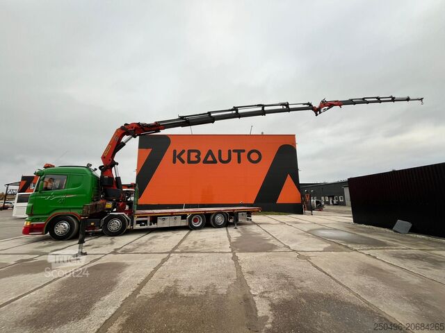 Atvērtā virsbūve Scania R 480 8x2*6 PK 65002 + JIB / PLATFORM L=7518 mm