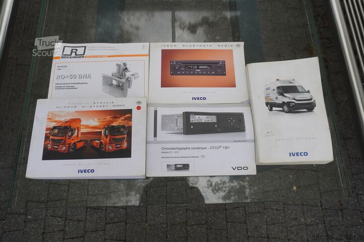 трехсторонний самосвал Iveco STRALIS 330 E6 / FASSI 195A 8.5 T