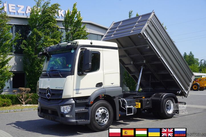 3-sided tipper truck Mercedes-Benz Actros 1840 / New 3-side tipper 10 EPAL