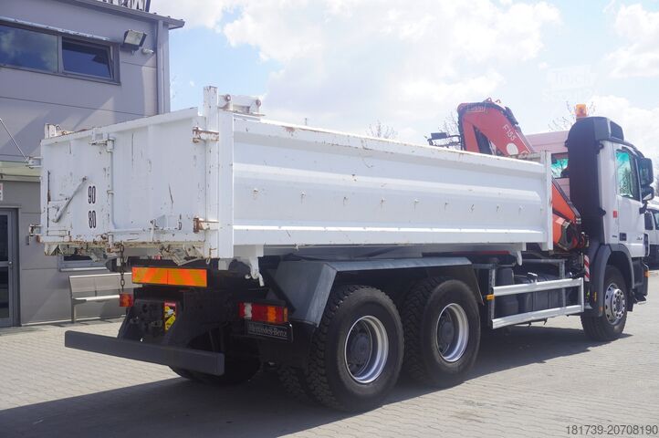 Самоскид з краном Mercedes-Benz Actros 2641 6×4 E5 / Crane / Dumper