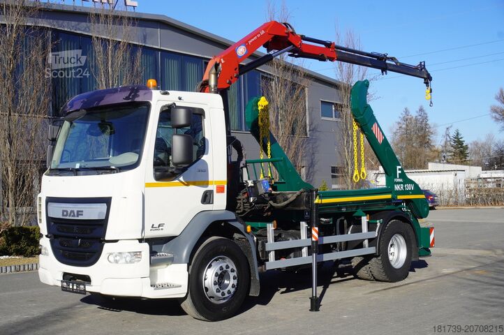 Konteinerkuģi DAF LF 18.310 E6 / Skip loader Fornal