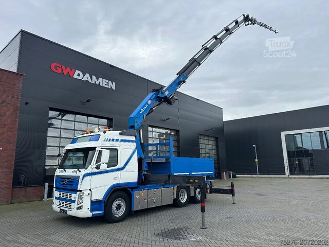 Vrachtwagen met kraan Volvo FM 420 6x2 Trekker/Bakwagen HMF 4720 + Flyjib ,...
