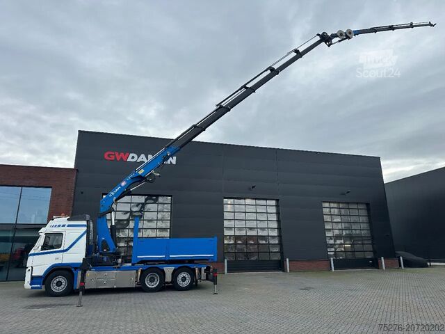 Vrachtwagen met kraan Volvo FM 420 6x2 Trekker/Bakwagen HMF 4720 + Flyjib ,...