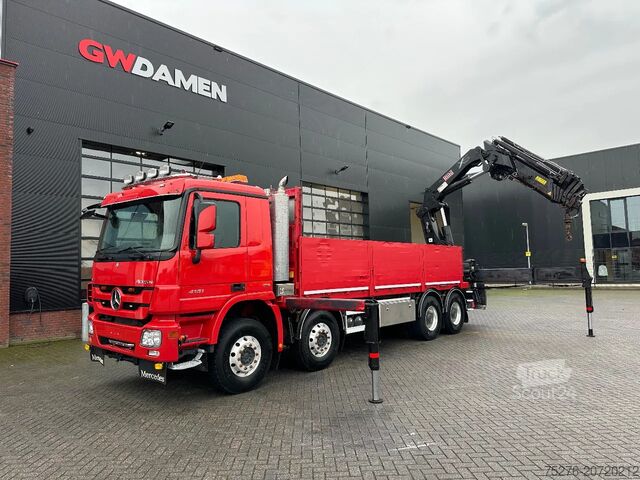 Vinç kamyonu Mercedes-Benz Actros 4151 V8 8x4 Hiab 477 E-6, Winch Euro 5