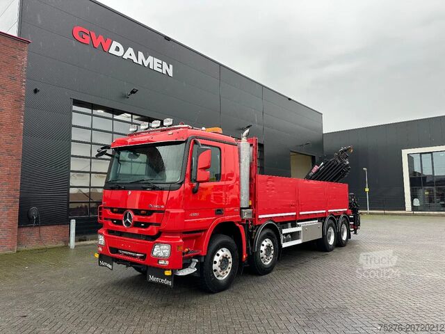 Vinç kamyonu Mercedes-Benz Actros 4151 V8 8x4 Hiab 477 E-6, Winch Euro 5