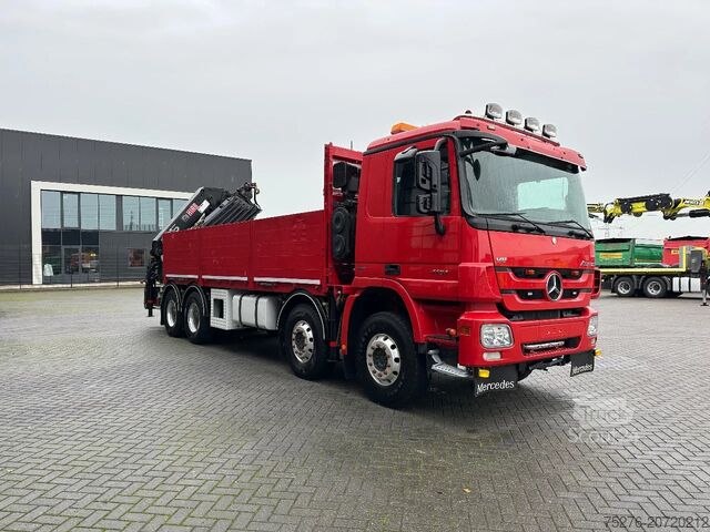 Vinç kamyonu Mercedes-Benz Actros 4151 V8 8x4 Hiab 477 E-6, Winch Euro 5