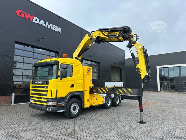 Zware belasting Scania R164-580 V8 6x4 Tractor unit Palfinger PK 56002...