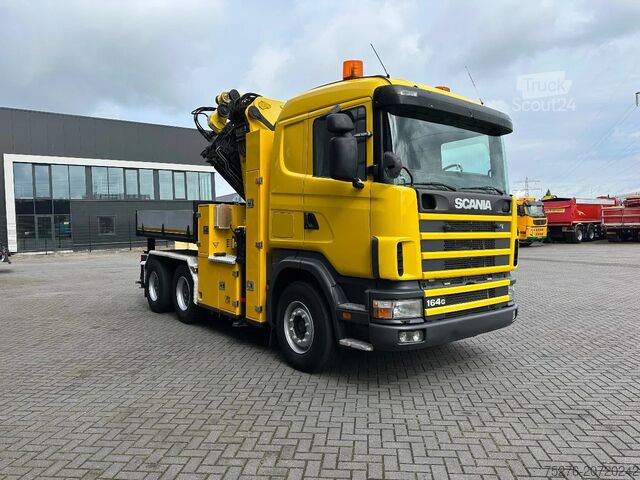 Zware belasting Scania R164-580 V8 6x4 Tractor unit Palfinger PK 56002...