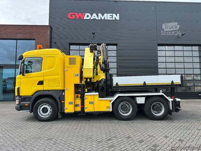 Zware belasting Scania R164-580 V8 6x4 Tractor unit Palfinger PK 56002...