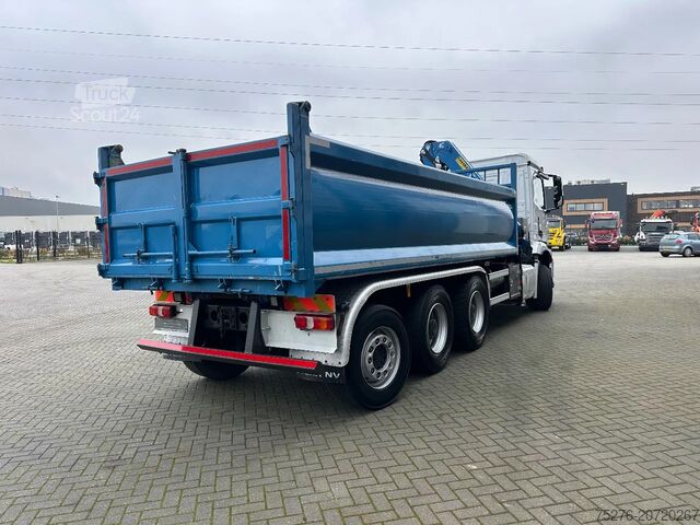 Kipper met kraan Mercedes-Benz Arocs 3243 8x4 Tridem Kipper/Kraan Euro 6