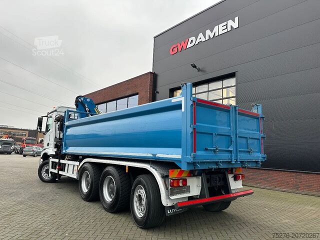 Kipper met kraan Mercedes-Benz Arocs 3243 8x4 Tridem Kipper/Kraan Euro 6
