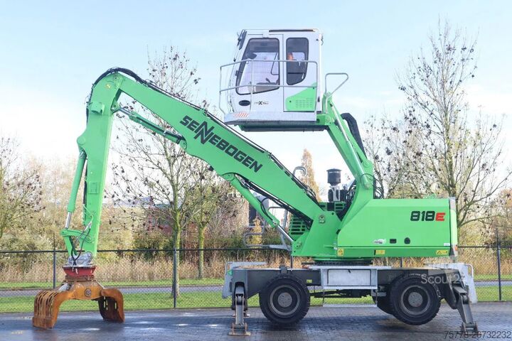 Bager na točkovima Sennebogen 818 E K9 ULM | SORTING GRAB | GOOD TIRES