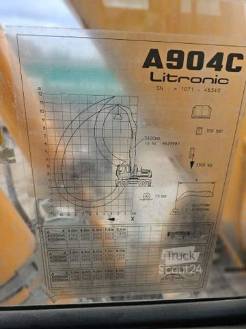 Riteņu ekskavators LIEBHERR A 904-2 C Litronic mit fahrbarer  Kabine, Klima