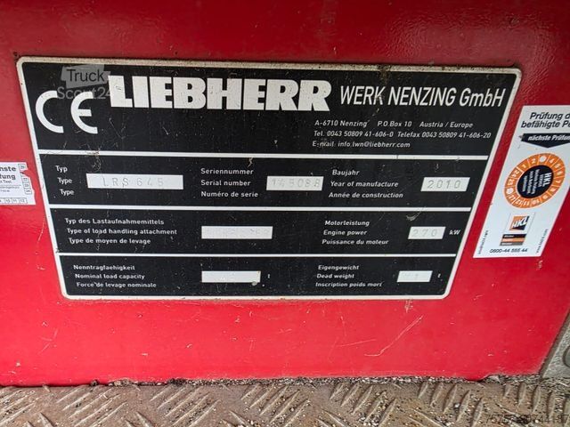 Containerstapler Liebeherr LRS V 645 Reachstacker/ Contlader