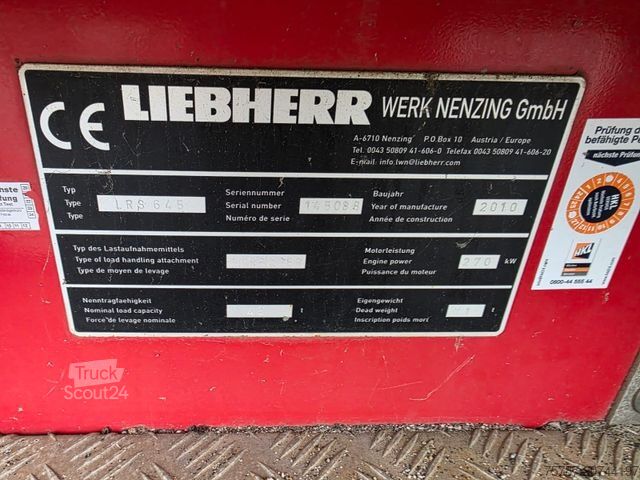 Οι υπολοιποι LIEBHERR LRS V645 Reachstacker/ Containerlader