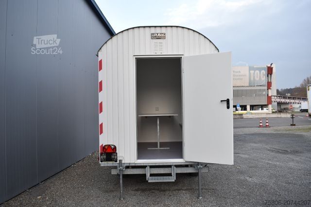 Remolque Rubag AT400 Bauwagen mobiles Büro