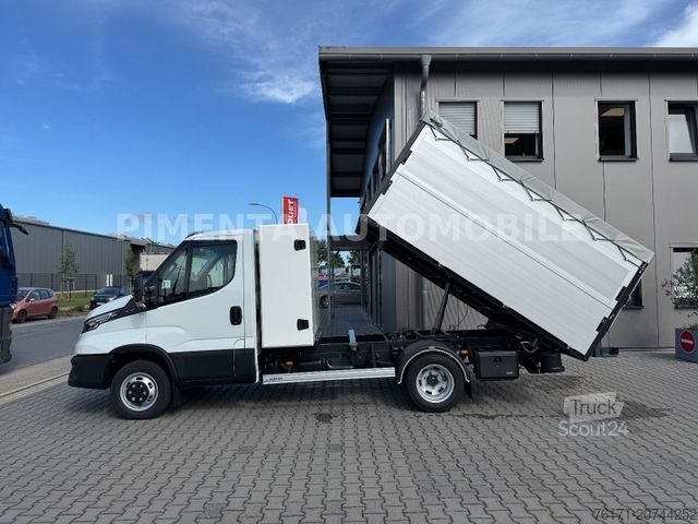 Driezijdige kipper bestelwagen IVECO Daily 50C18H 3SKIPPER AHK PLANE KIST LED AKTION