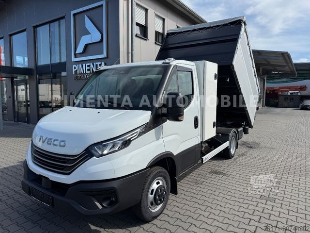 Driezijdige kipper bestelwagen IVECO Daily 50C18H 3SKIPPER AHK PLANE KIST LED AKTION