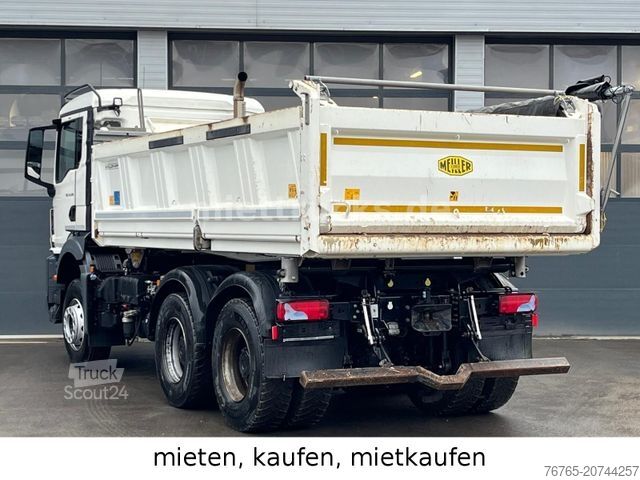 Саміоскид MAN 33.470 6x4 Meiller Bordmatik/mieten,mietkaufen