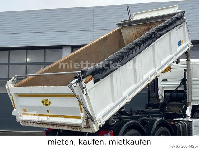 Саміоскид MAN 33.470 6x4 Meiller Bordmatik/mieten,mietkaufen