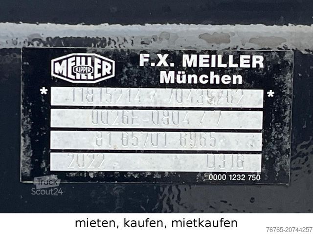 Саміоскид MAN 33.470 6x4 Meiller Bordmatik/mieten,mietkaufen