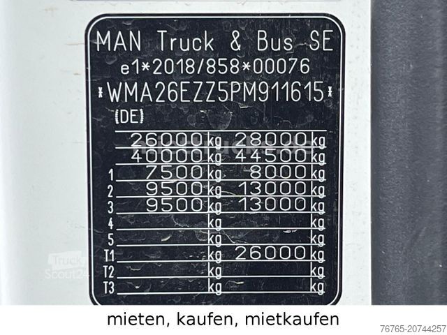 Саміоскид MAN 33.470 6x4 Meiller Bordmatik/mieten,mietkaufen