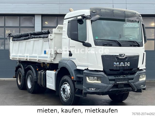 Трьохсторонній самоскид MAN 33.470 6x4  Meiller Bordmatik/mieten,mietkaufen