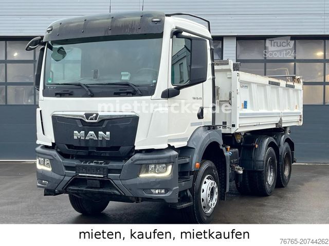 Трьохсторонній самоскид MAN 33.470 6x4  Meiller Bordmatik/mieten,mietkaufen