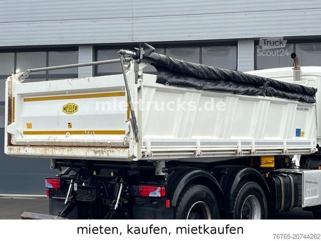 Трьохсторонній самоскид MAN 33.470 6x4  Meiller Bordmatik/mieten,mietkaufen
