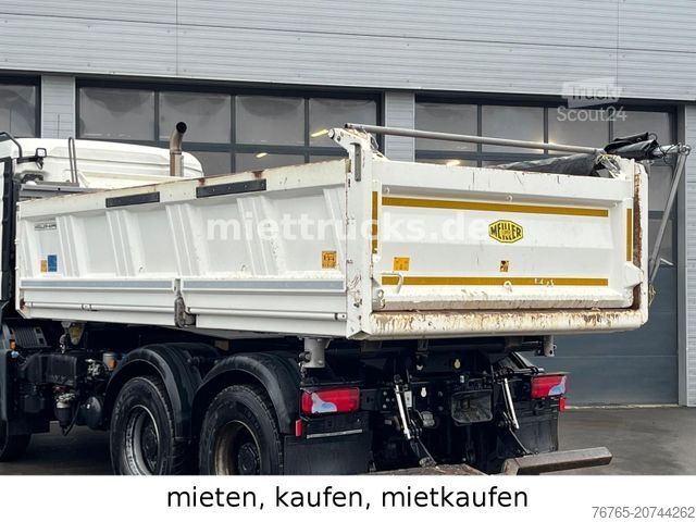 Трьохсторонній самоскид MAN 33.470 6x4  Meiller Bordmatik/mieten,mietkaufen