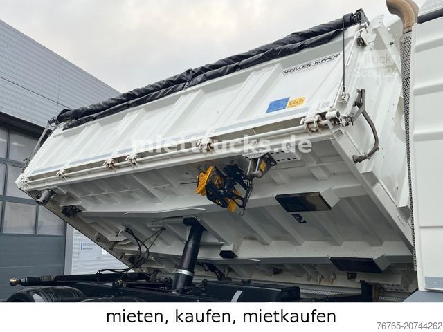 Driezijdige kipper MAN 33.470 6x4 Meiller Bordmatik/mieten,mietkaufen