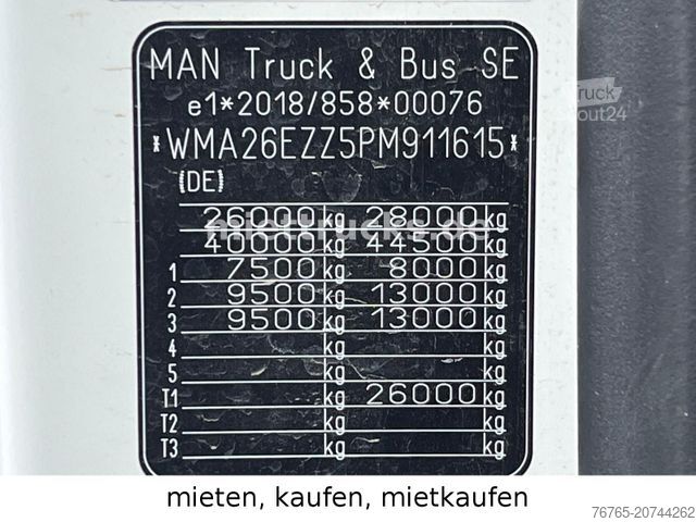 Трьохсторонній самоскид MAN 33.470 6x4  Meiller Bordmatik/mieten,mietkaufen