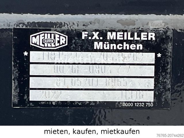 Трьохсторонній самоскид MAN 33.470 6x4  Meiller Bordmatik/mieten,mietkaufen