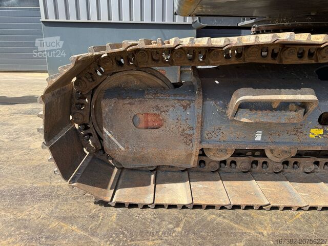 Grävmaskin med larvband Doosan DX140LC-5 - CE / Verachtert CW30 - GP edge bucket