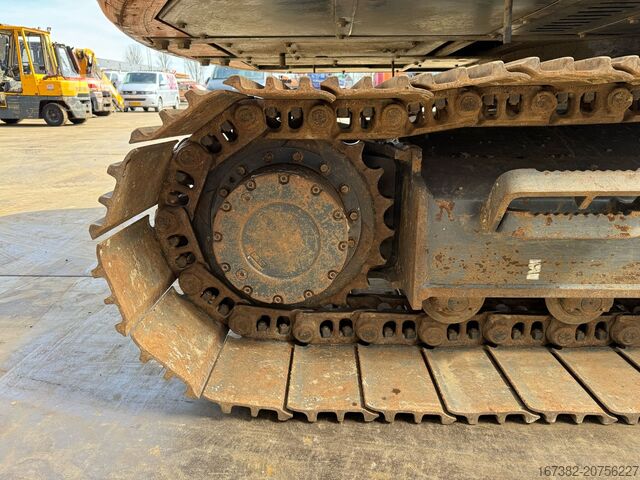 Grävmaskin med larvband Doosan DX140LC-5 - CE / Verachtert CW30 - GP edge bucket