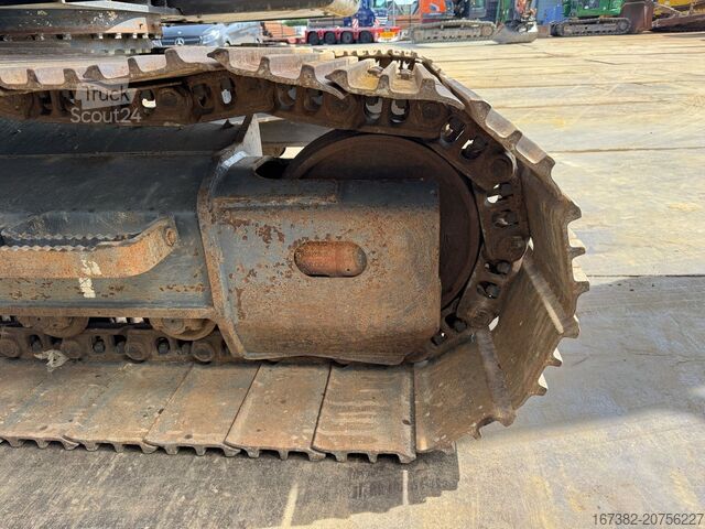 Grävmaskin med larvband Doosan DX140LC-5 - CE / Verachtert CW30 - GP edge bucket