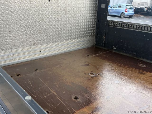 Flaklastbil med kapell MERCEDES-BENZ Atego 1530 Pritsche/Plane, Palfinger Lbw, Edscha