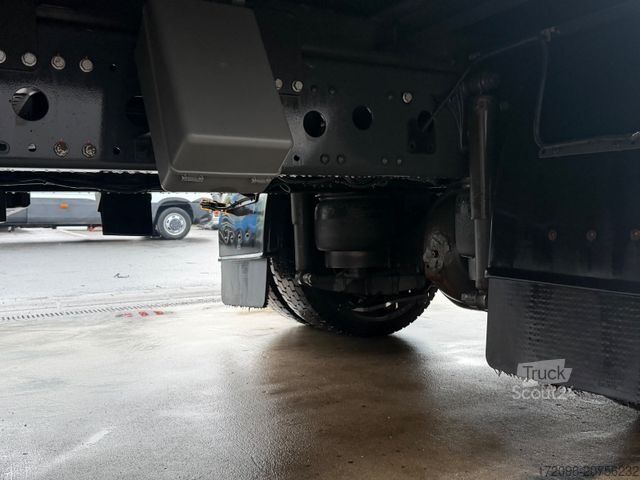 Flaklastbil med kapell MERCEDES-BENZ Atego 1530 Pritsche/Plane, Palfinger Lbw, Edscha