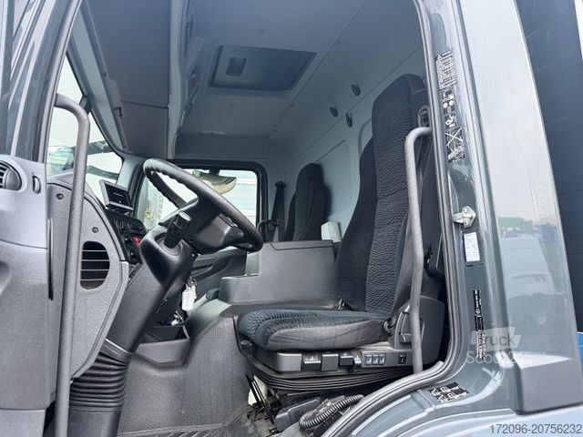 Flaklastbil med kapell MERCEDES-BENZ Atego 1530 Pritsche/Plane, Palfinger Lbw, Edscha